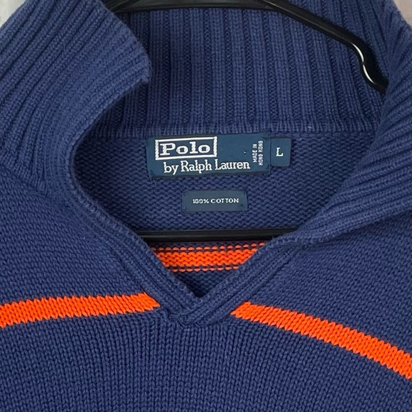 Polo Ralph Lauren Mens Vneck Sweater Large - Picture 4 of 4